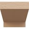 Ekena Millwork 6in. W x 6in. H x 12in. L Clemmons Woodgrain TimberThane Rafter Tail, Primed Tan RFTUR06X06X12CLERCPR - alternate 2